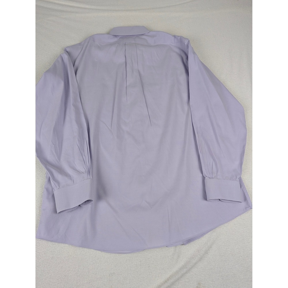 Brooks Bro Regent Fit Mens Lt Purple Button Shirt 16.5/ 33 Stretch Supima Cotton - Picture 6 of 10